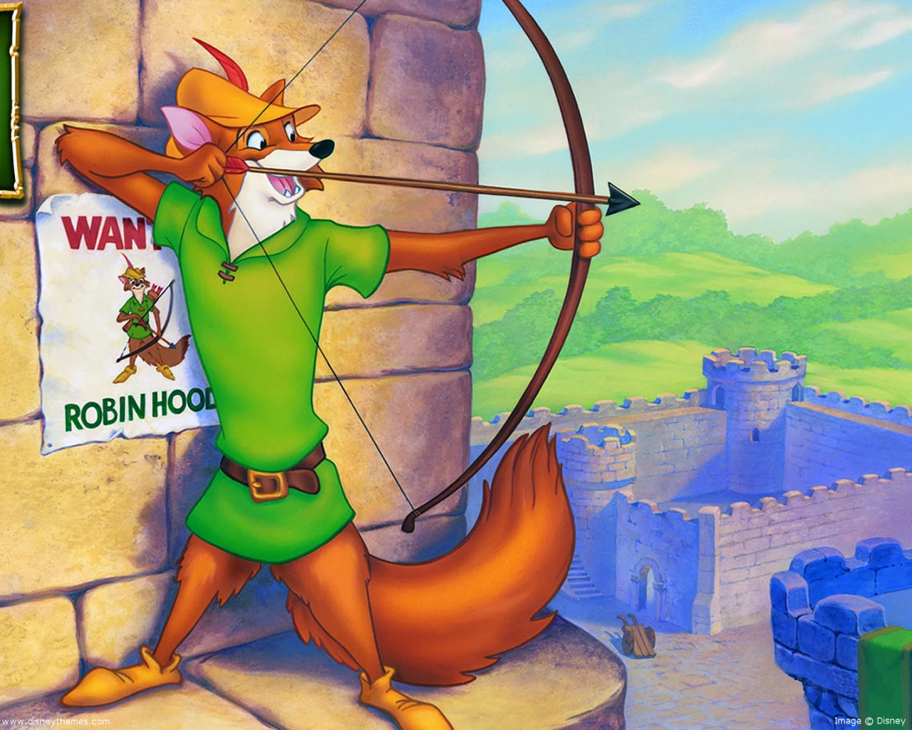 Robin Hood E Little John Van Per La Foresta Testo
