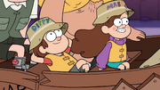 GF S1A2 dipper en mabel op boot