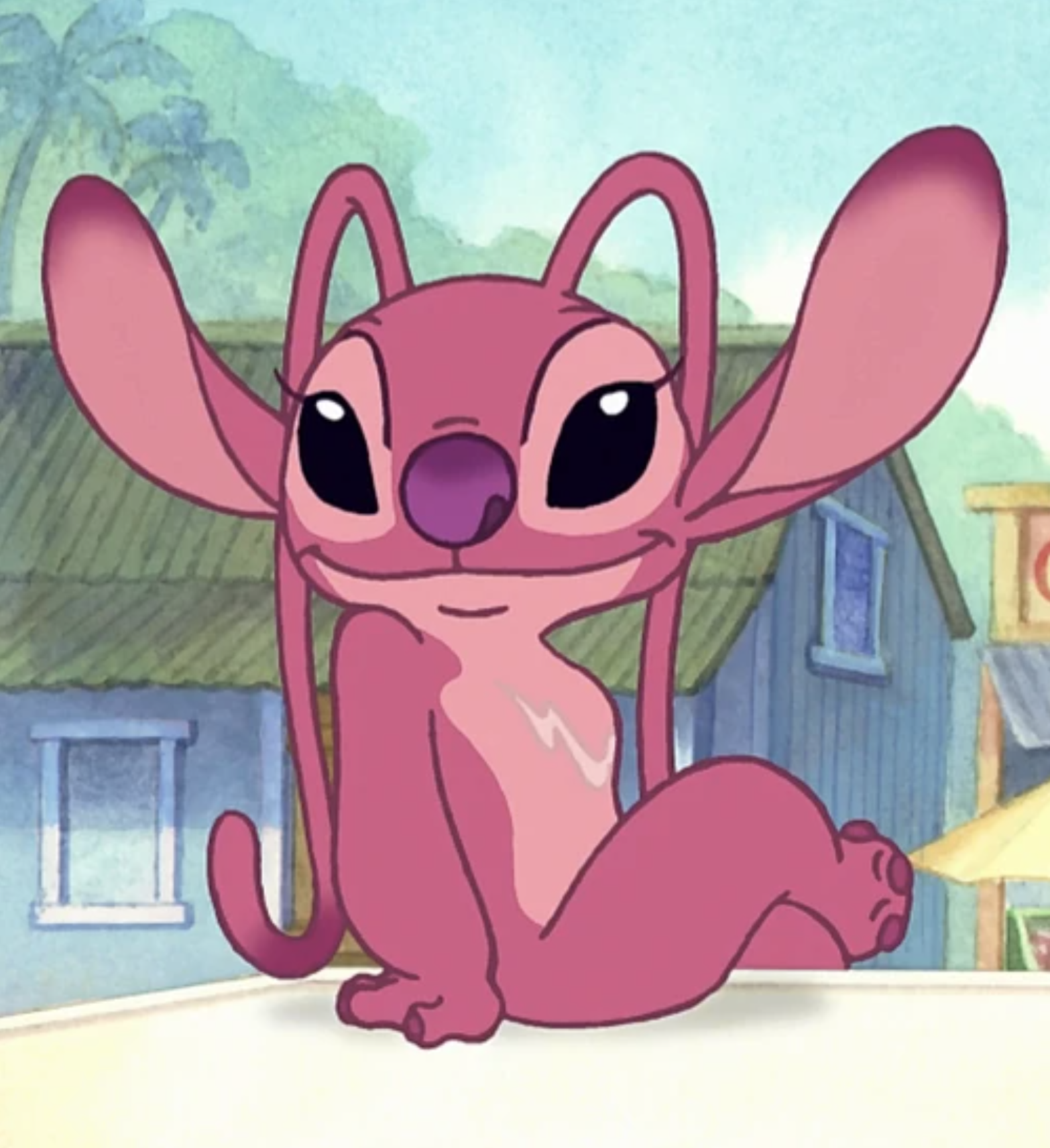 stitch rosa disney