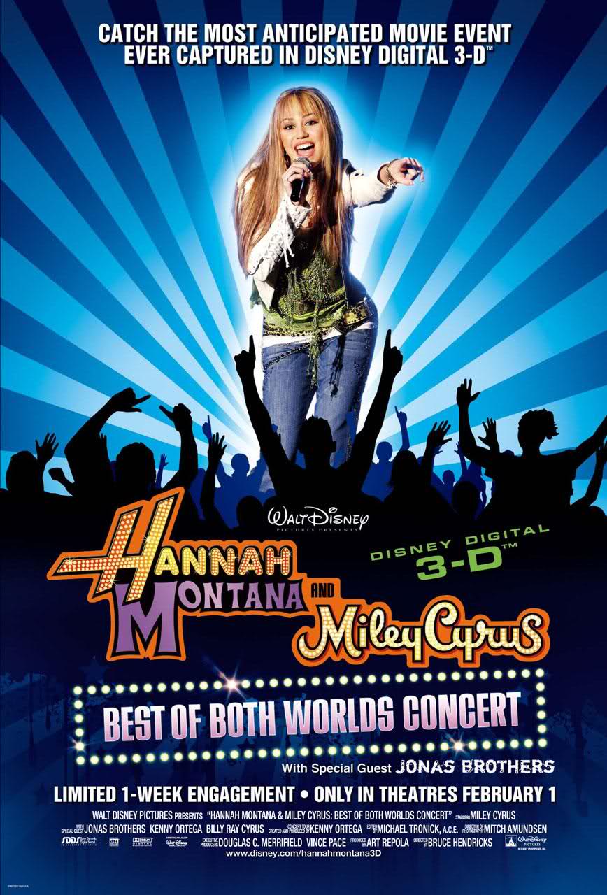 Hannah Montana Miley Cyrus Best Of Both Worlds Concert