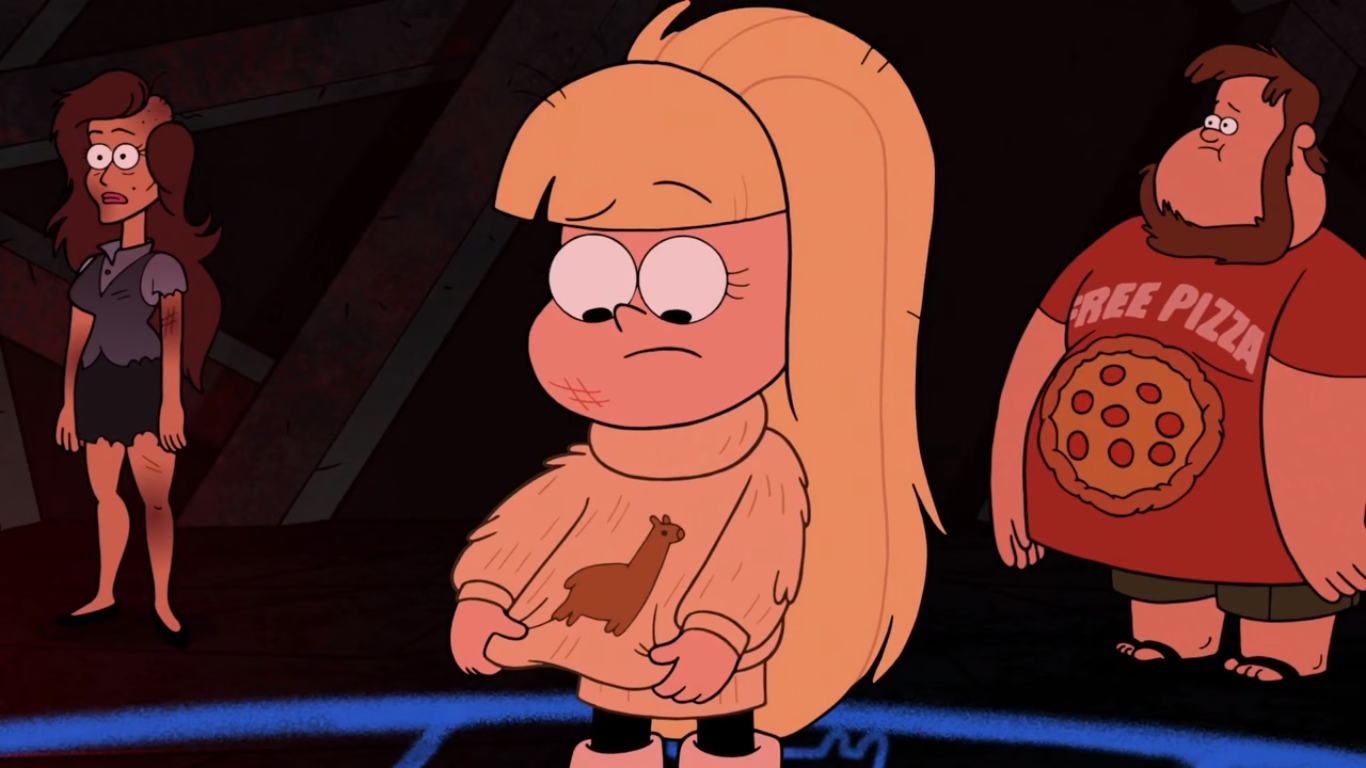 Image - Gravity Falls S2E20 Pacifica and the llama sweater.png | Disney