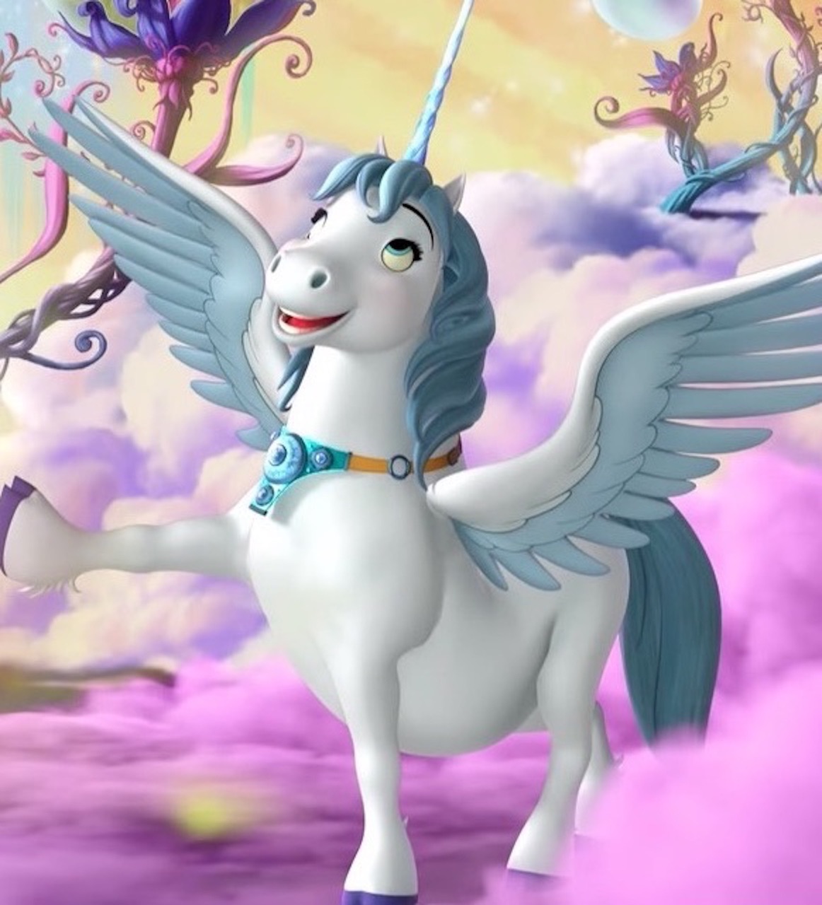 sofia the first magic sparkle skye unicorn