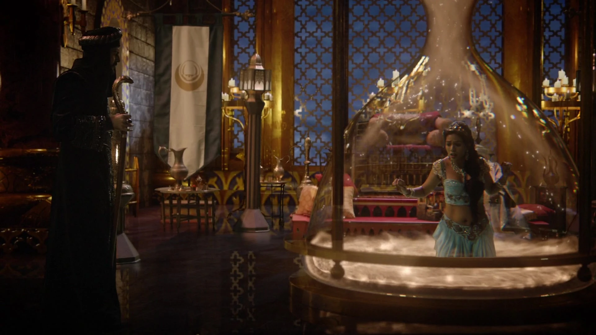 Image Once Upon a Time 6x05 Street Rats Jasmine in Sandglass.jpg Disney Wiki FANDOM