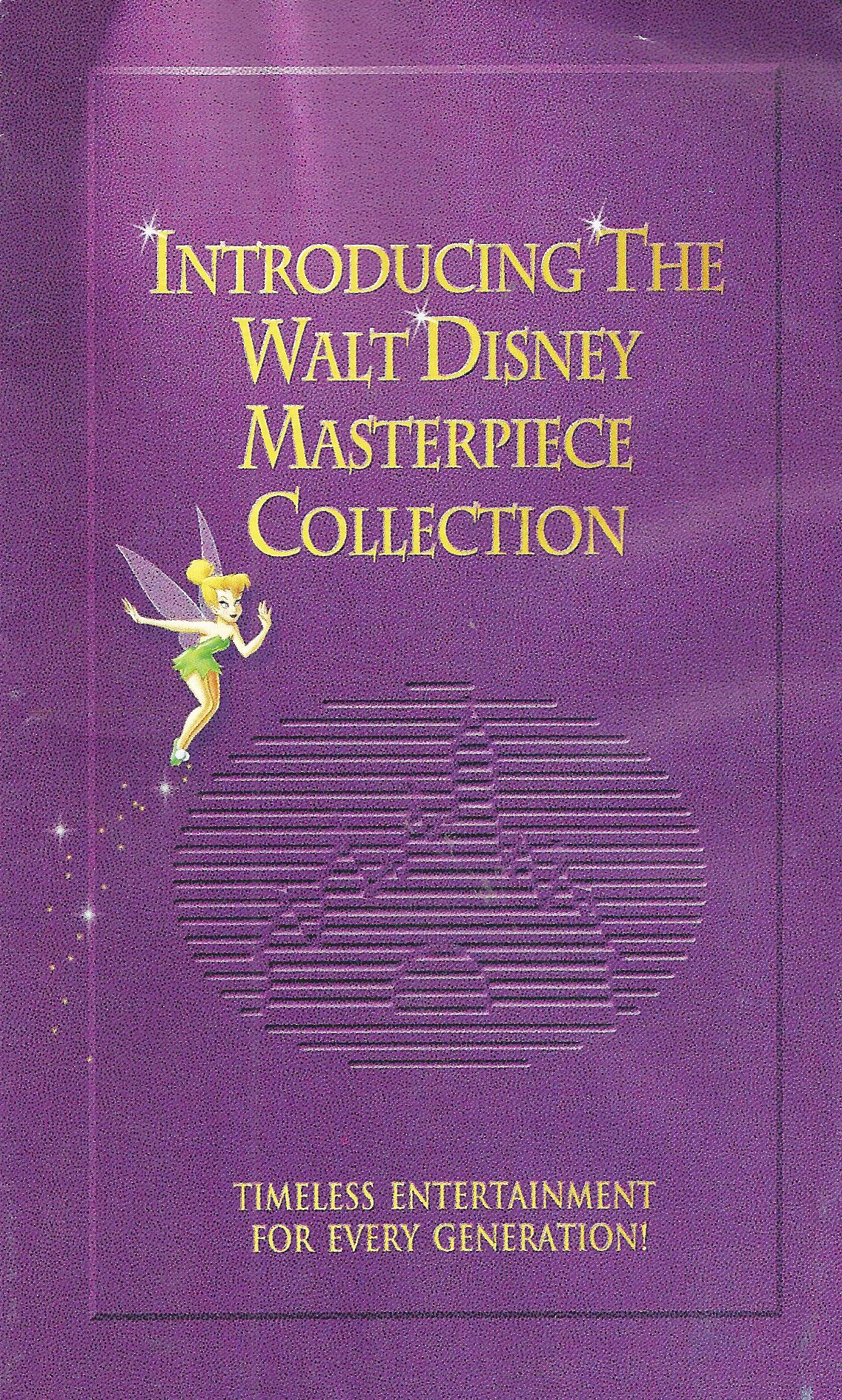 Image Walt Disney Masterpiece Collection 1995 Promotional Print Advertisment Front Cover 