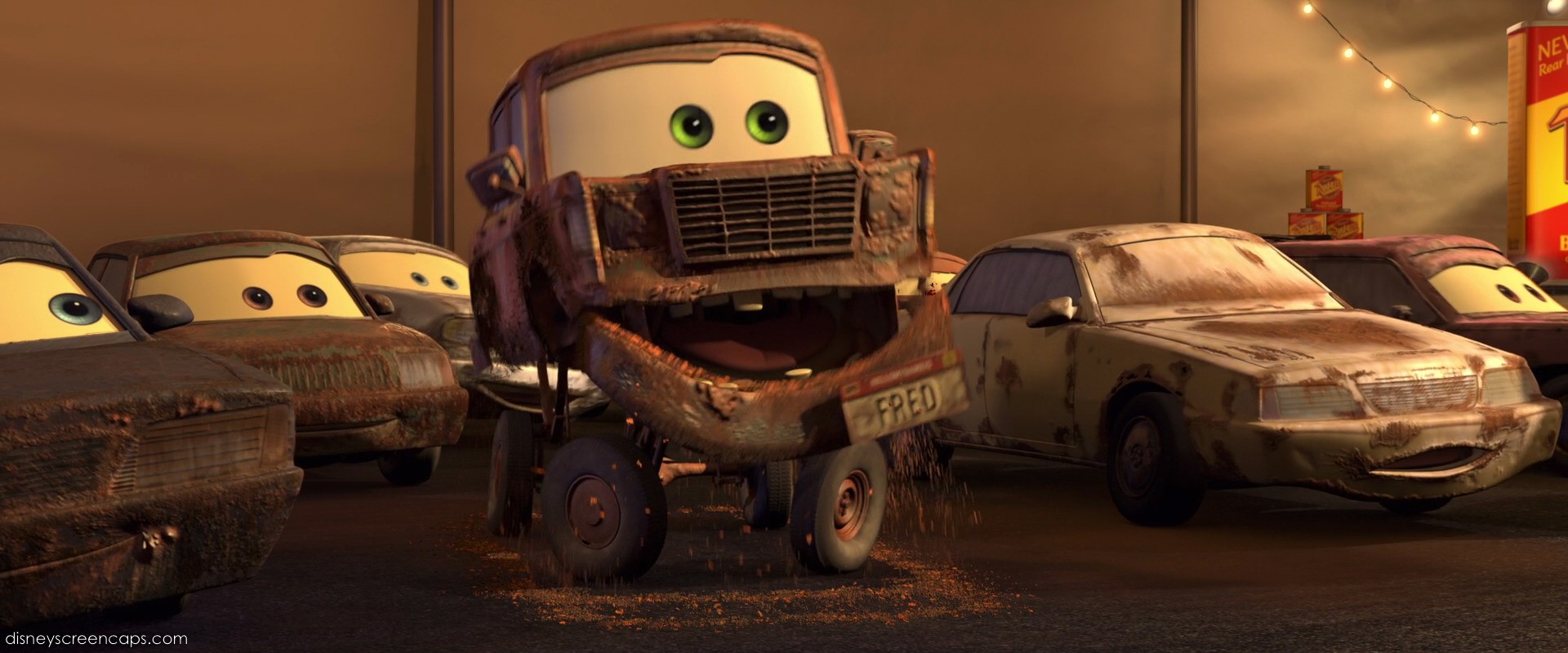 rusty disney cars