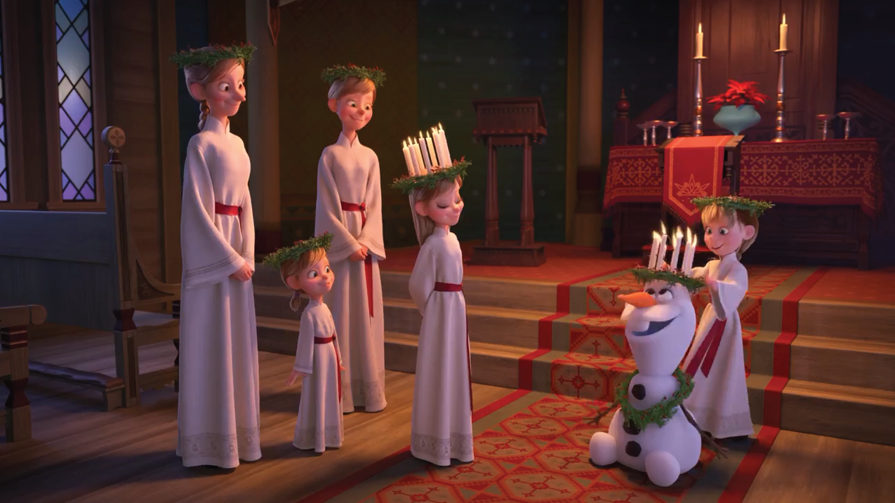 olaf's frozen adventure that time of year