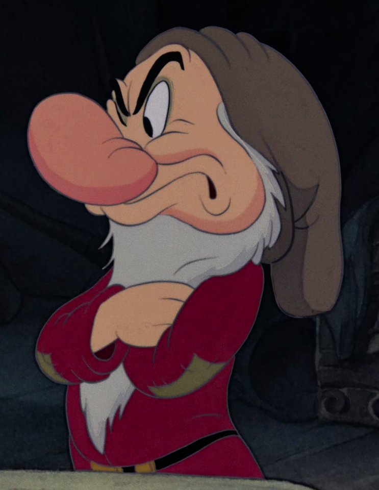 Grumpy Seven Dwarfs Image 