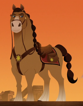 disney rapunzel horse