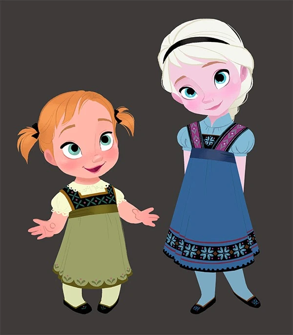 Image Elsa and Anna Children.jpg Disney Wiki FANDOM powered by Wikia