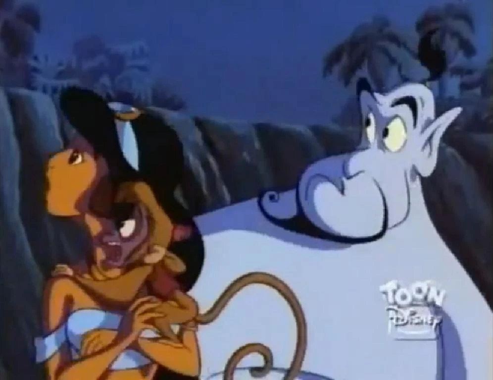 Image Jasmine Abu and Genie.JPG Disney Princess Wiki FANDOM