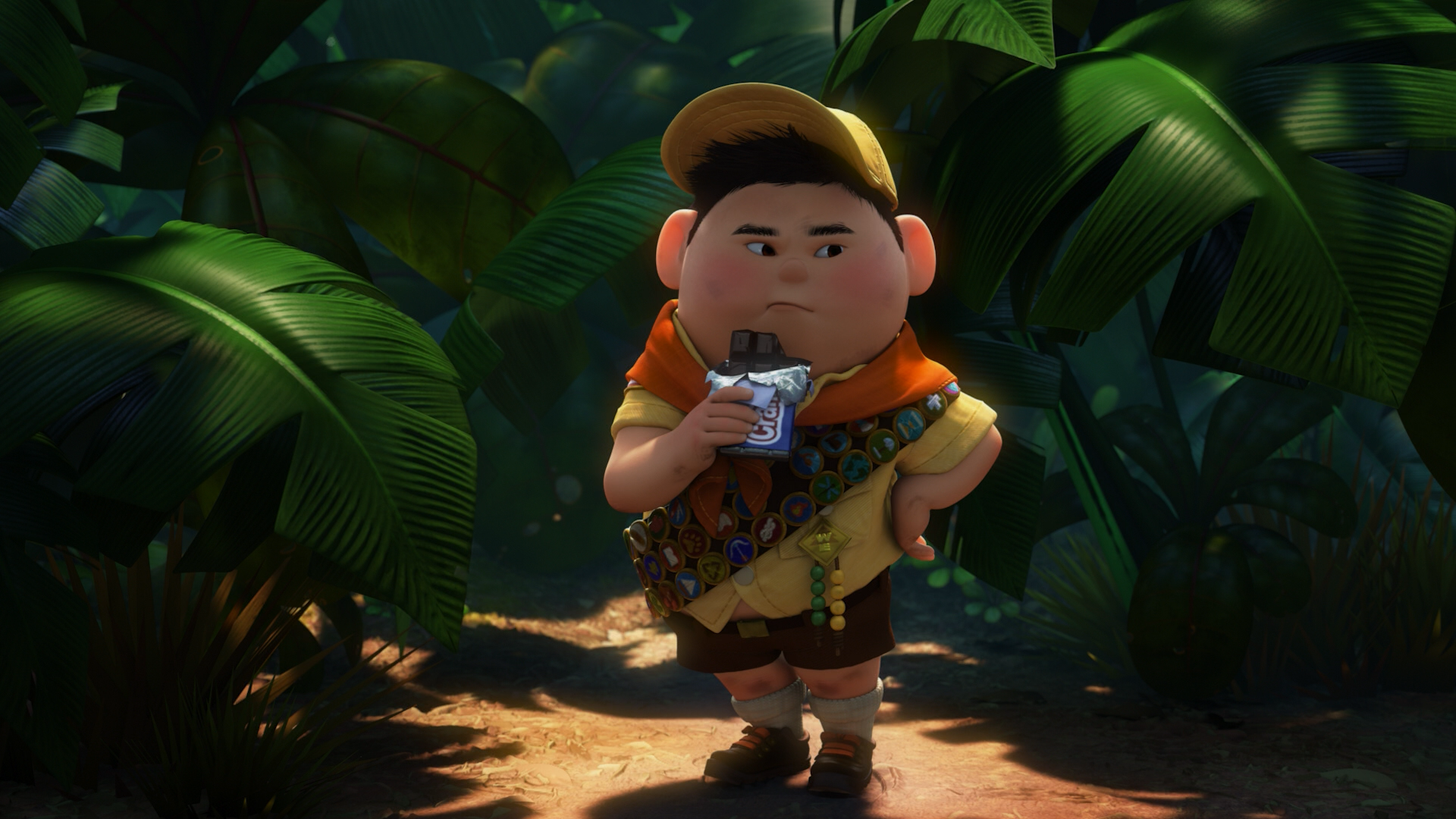 Image Russell  chocolate Up  png Disney Wiki FANDOM 