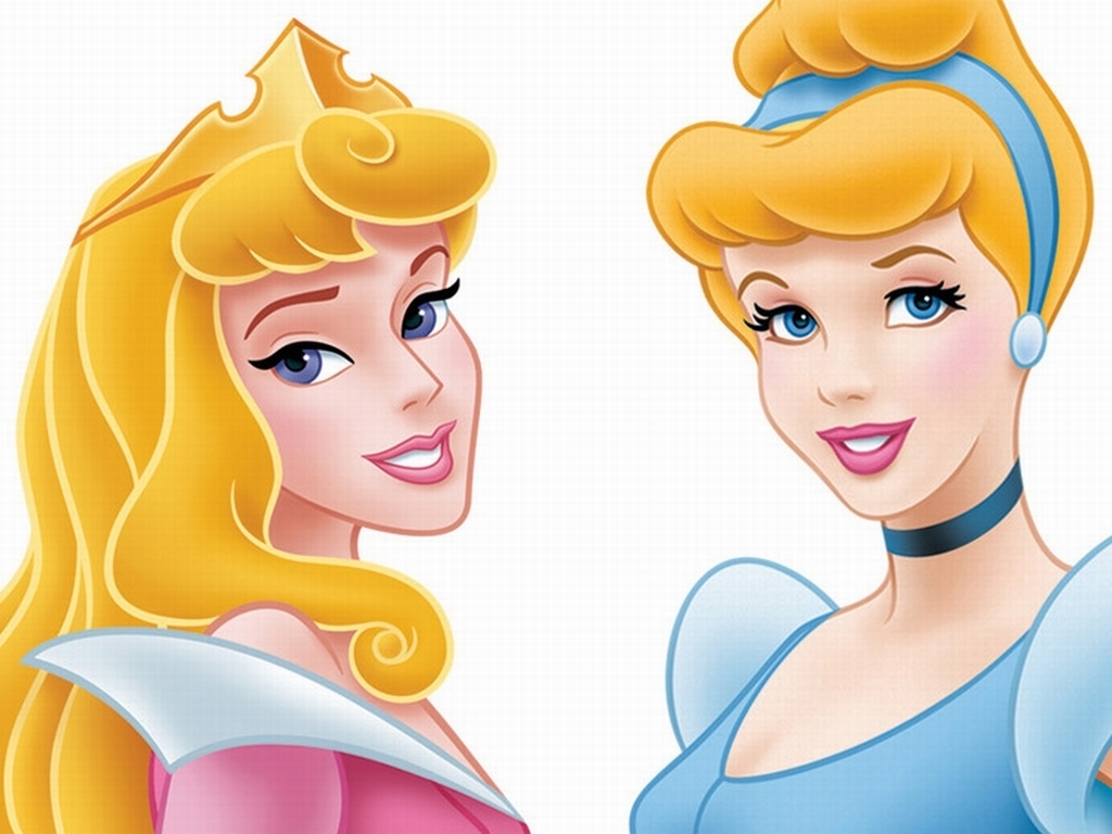 image aurora and cinderella wallpaper disney princess 6461863 1024
