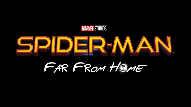 Resultado de imagen de spider man far from home logo png