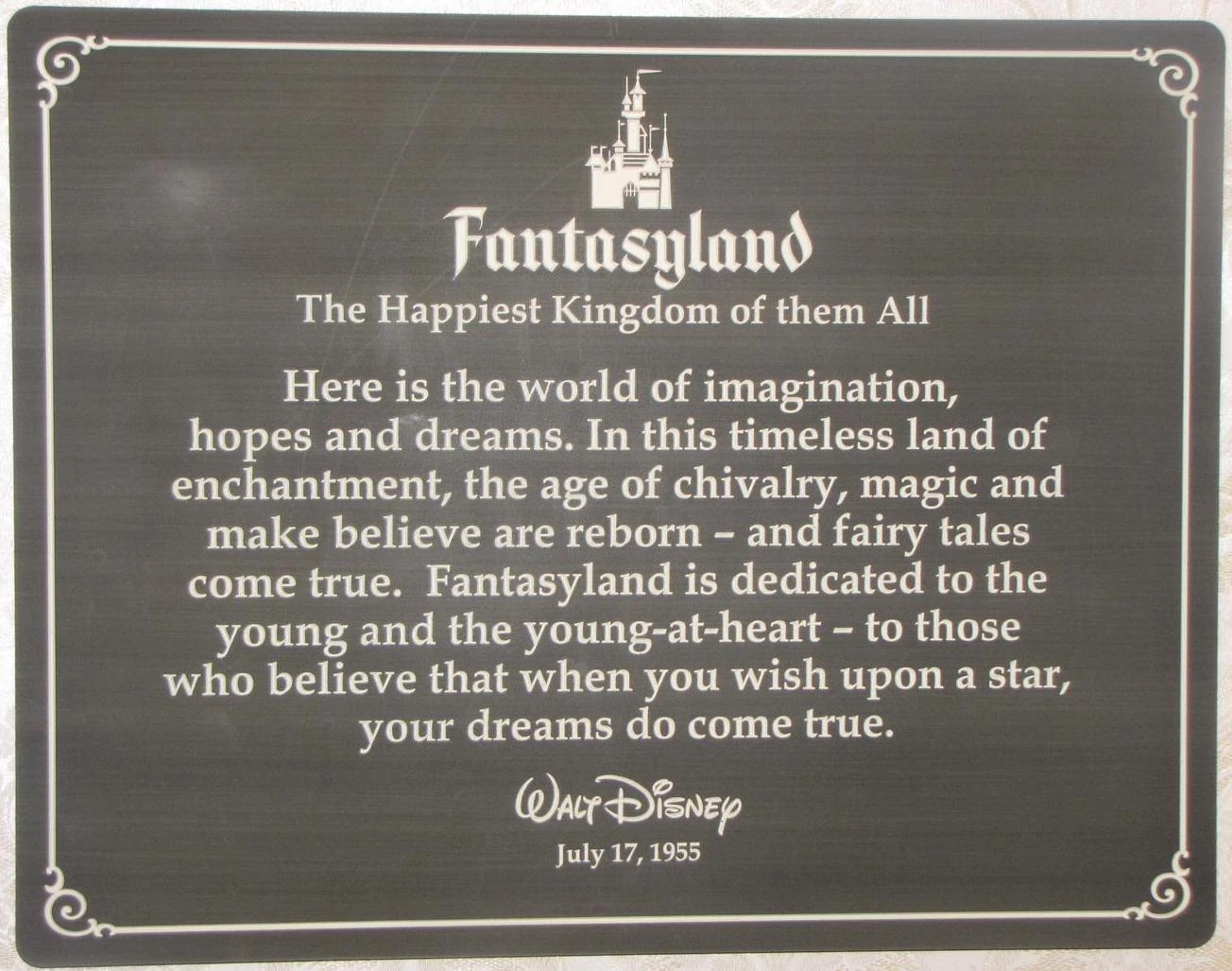 Walt disney commemorative speech picture