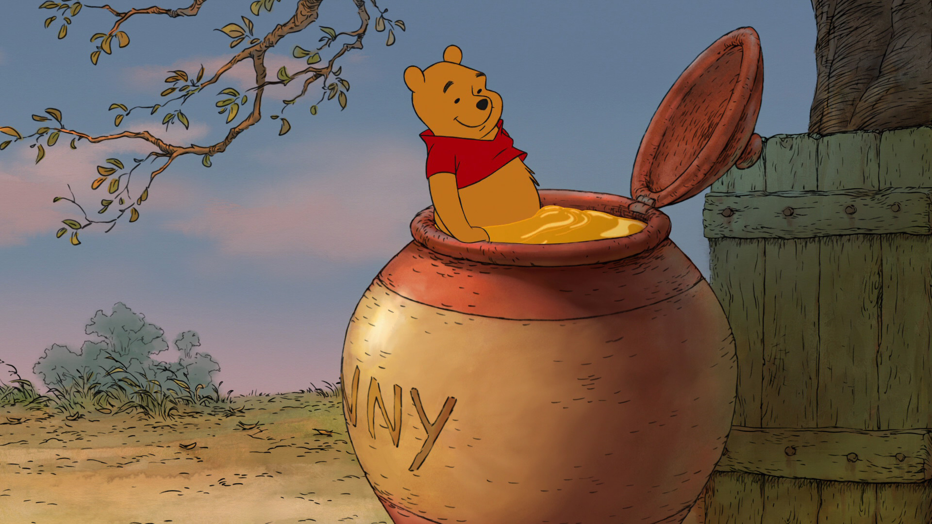 Winnie The Pooh Drawings With Honey winnie the pooh honey jar