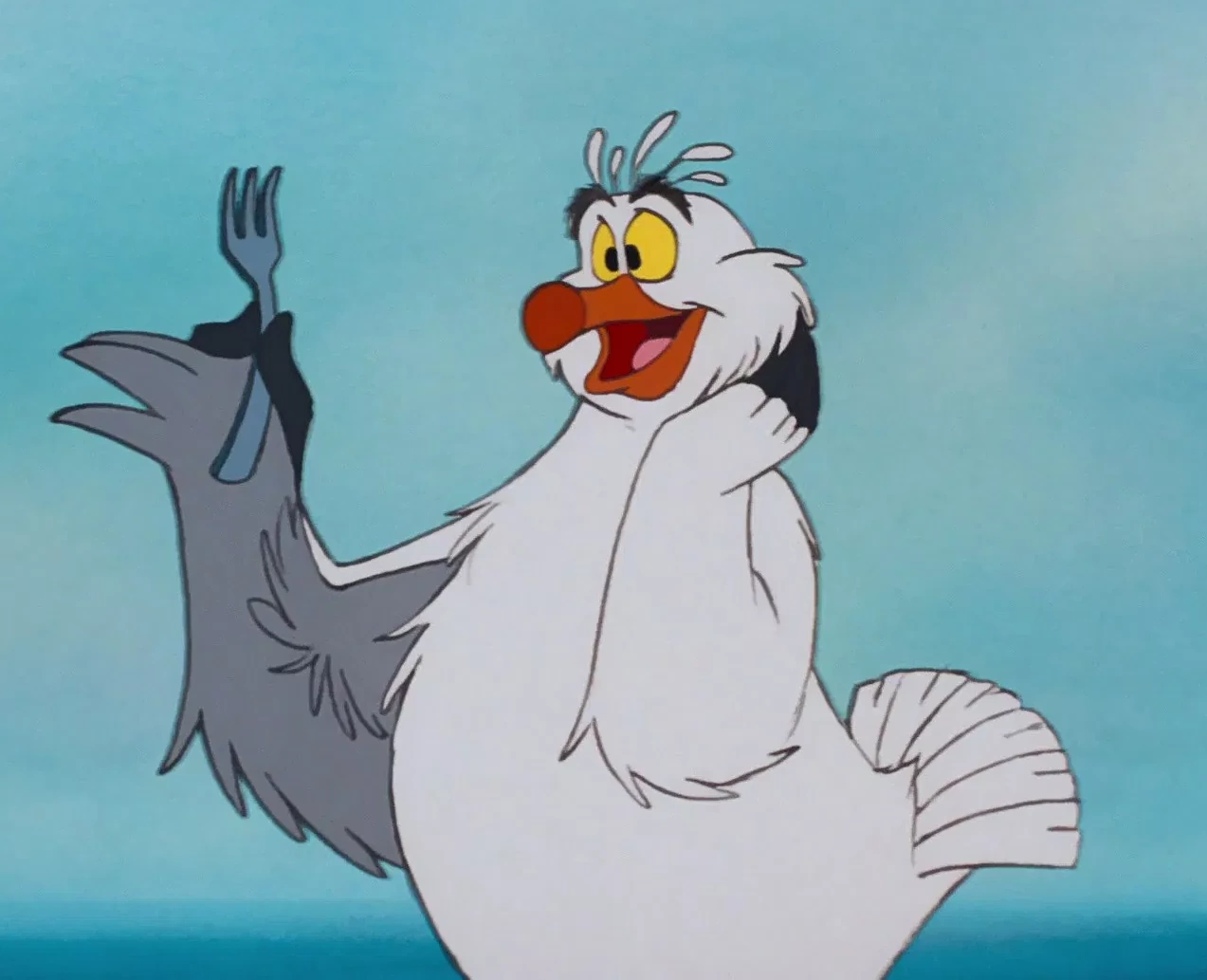 What is Scuttle like in The Little Mermaid?