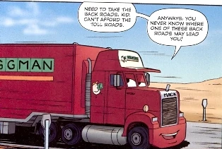 cars mack falls asleep