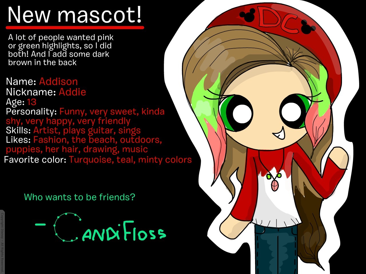 image disney create candifloss new mascot jpg disney create wiki