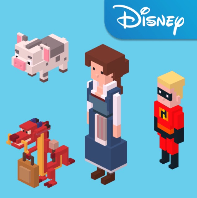 beauty and the beast hidden characters disney crossy road