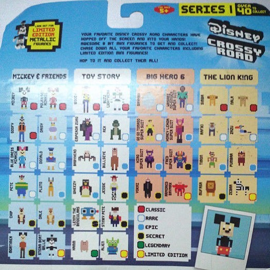 disney crossy road limited edition tokens general hologram