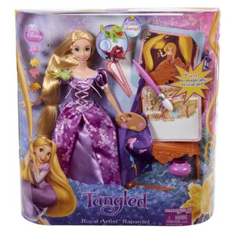 rapunzel glow and style doll