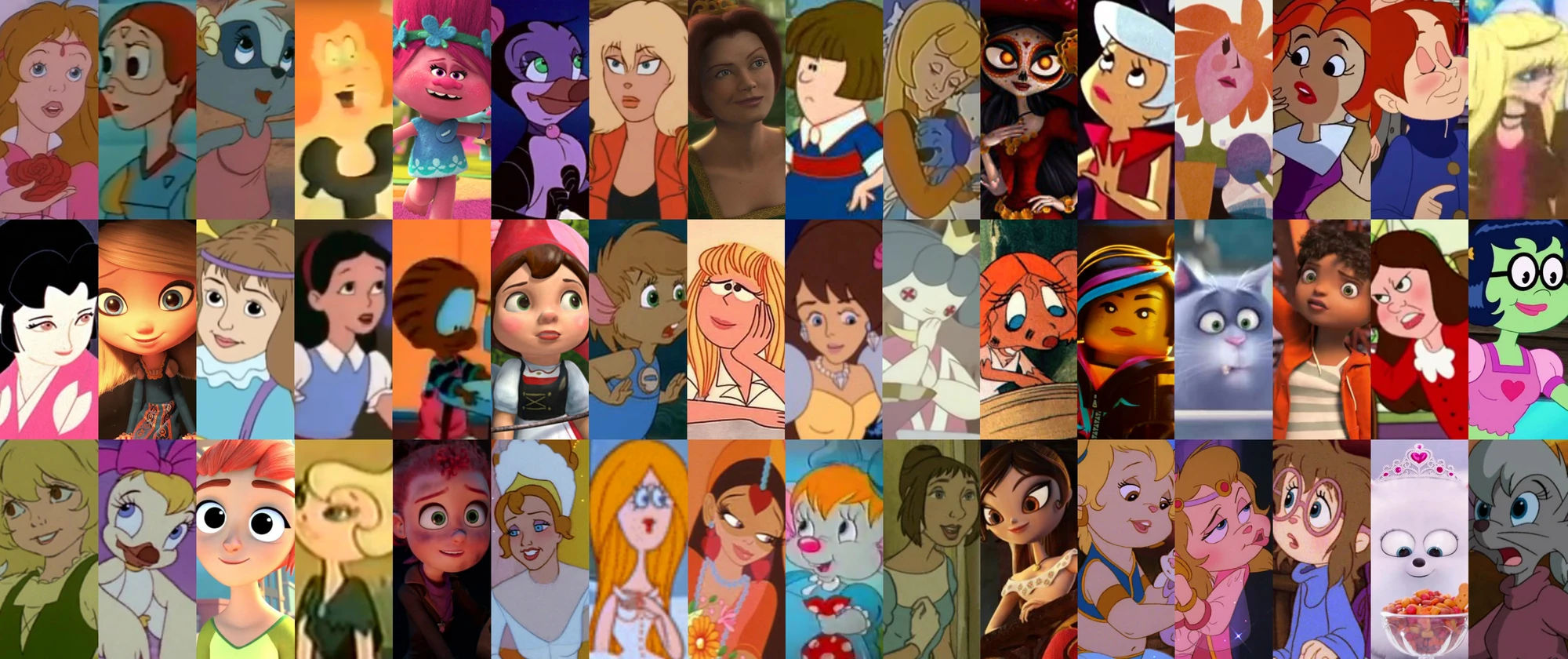 Image All my favorite non disney animated heroines 2017 by