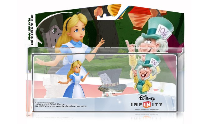 disney alice in wonderland playset