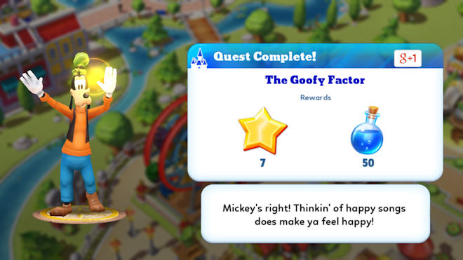 disney magic kingdom goofy quest