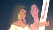 Esme and Poca Gleeks pals