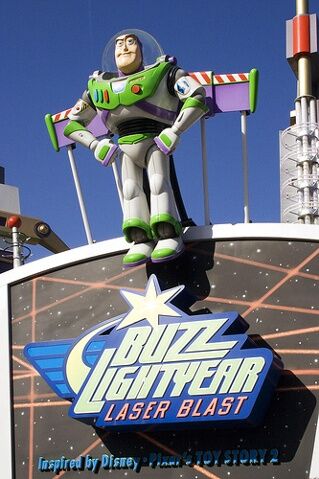 buzz lightyear with laser gun