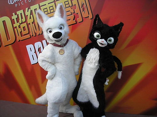 disney bolt mittens plush