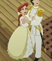Ariel’s sailor gown