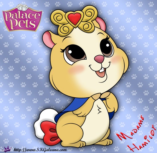 Madame Hamilot Princess Palace Pet Coloring Page SKGaleana Image