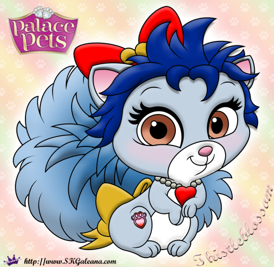 Thistleblossom Princess Palace Pet Coloring Page SKGaleana Image