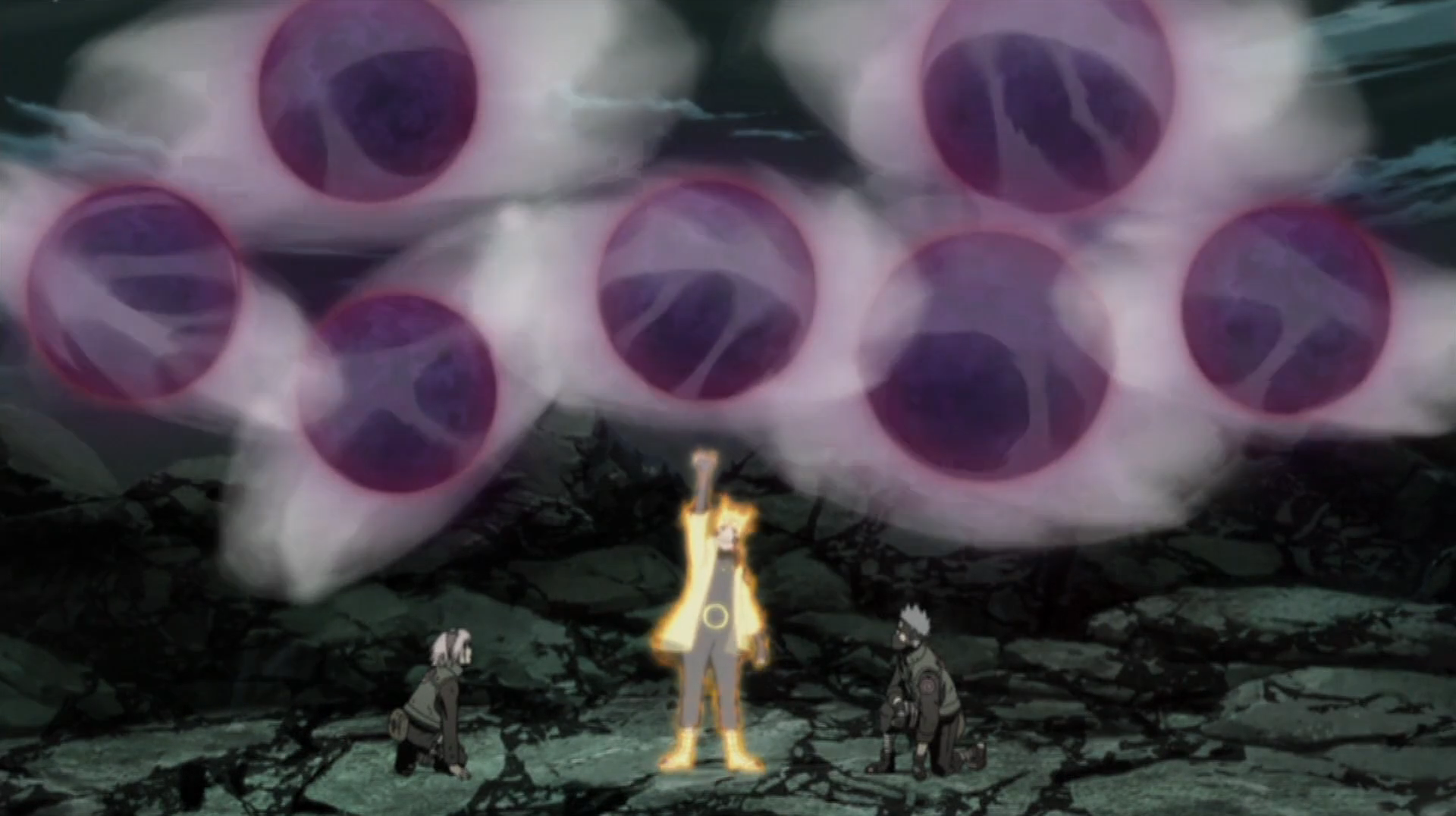 image multiple tailed beast ball rasenshuriken png japanese