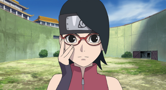 Uchiha Sarada Japanese Anime Wiki Fandom