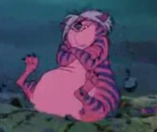 Madam Mim as a Tiger