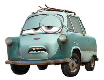 disney pixar cars professor z