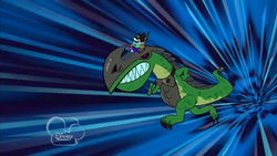 S1e2a The Picnic - dinosour charge