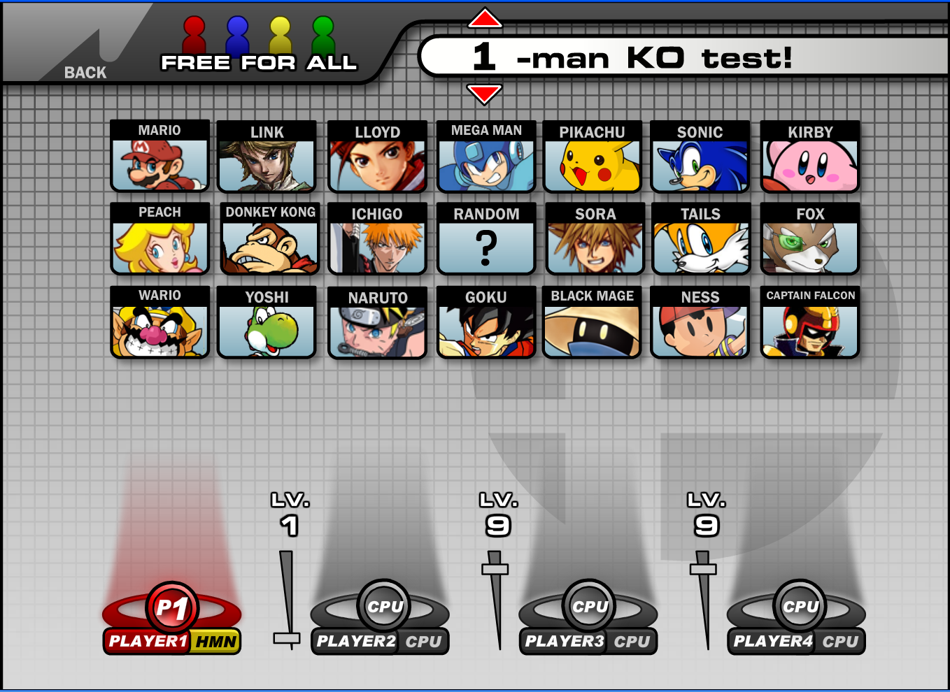 Imagen Super Smash Flash 2 Demo v0.8a Character List UNLOCKED.png Wiki DivertiPedia FANDOM