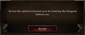 DOS Quest The Tutorial Dungeon - Warning