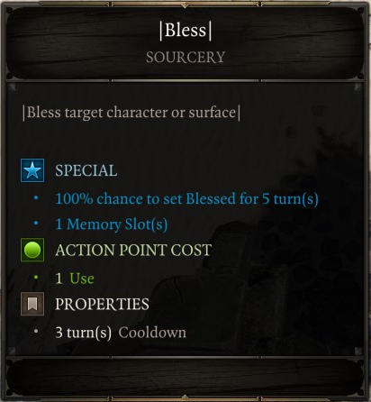 divinity original sin 2 bless spell on an undead enemy