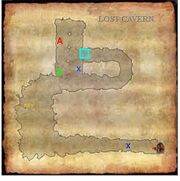 Lost Cavern Interior Map