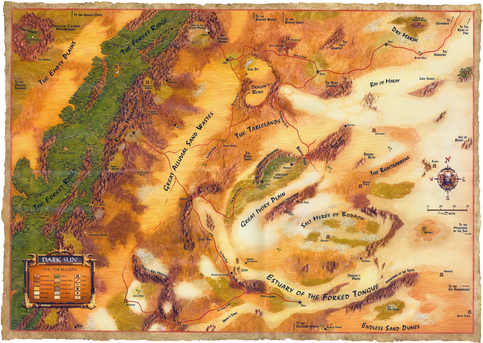 The Geography of Athas | Dnd 5e Dark Sun conversion progress Wikia