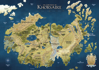 D&D - 4th Edition - Eberron Map Khorvaire