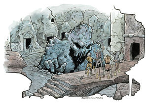 Deep gnomes summon an earth elemental