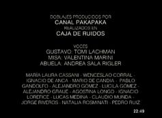 Créditos de doblaje de Misa y el lobo (TV) (Pakapaka)