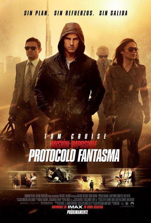 Resultado de imagen para mision imposible protocolo fantasma poster latino