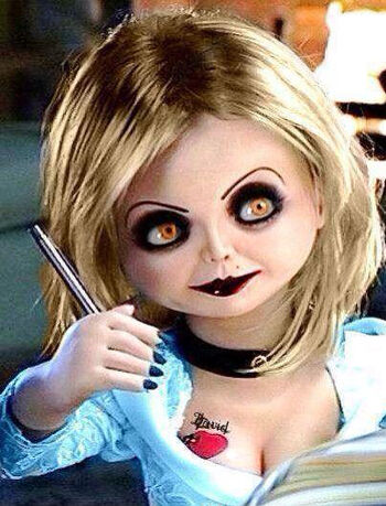 chucky tilly jennifer doblaje theme posters assassino