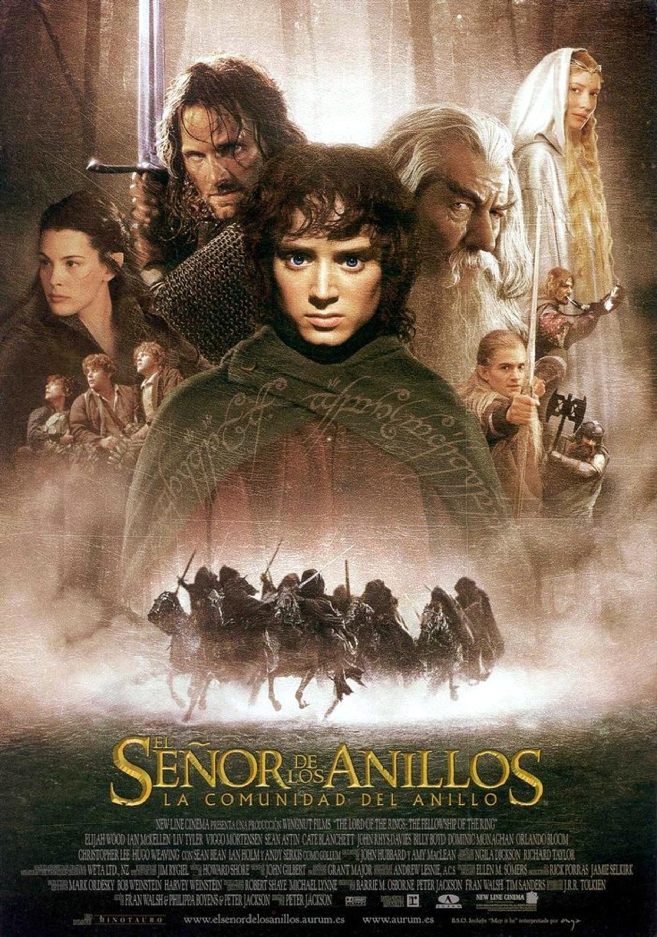 El Señor de los Anillos la comunidad del anillo